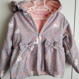 NWT 24 month unicorn coat